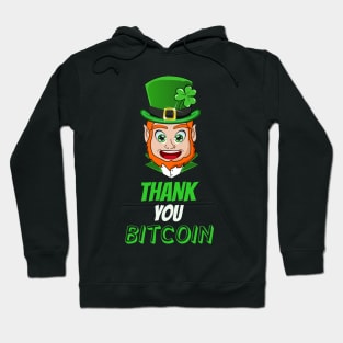 Funny Bitcoin Leprechaun Hoodie